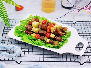 18、时蔬美味牛肉串,成品一