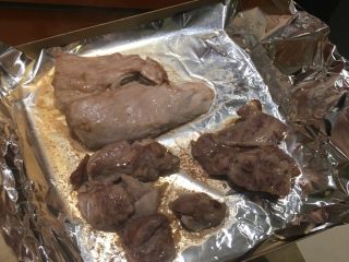 20、香烤小里脊,时间到将肉移出烤箱静置10分钟