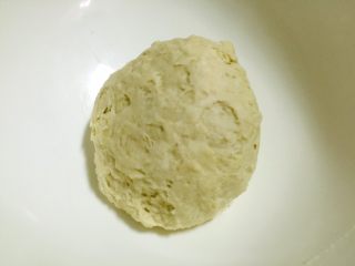 5、田园披萨,揉成面团，进行发酵。