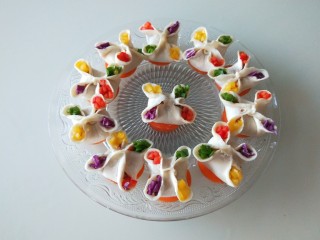 1、冬至美食+四喜蒸饺,成品图看看美不美。