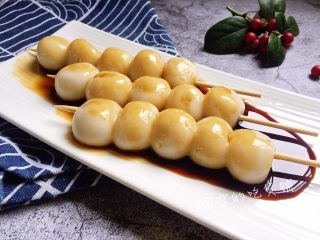 13、日式酱油团子,完成。