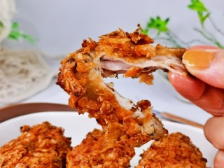 15、薯片鸡翅,轻轻一拉鸡翅就分开啦！