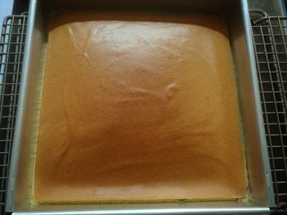 19、日式棉花蛋糕,出炉后晾凉脱模。