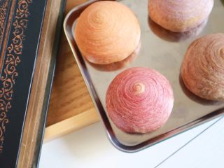 25、彩虹红豆酥,成品