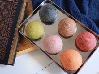 27、彩虹红豆酥,成品图