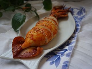 21、【烤鱿鱼】有内涵有颜值的美食,成品图