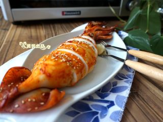 22、【烤鱿鱼】有内涵有颜值的美食,成品图