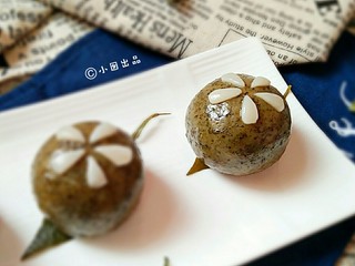 14、薄荷青团,成品。