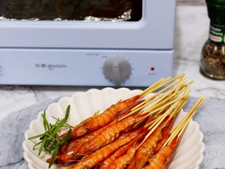 15、意大利风味烤虾,成品图