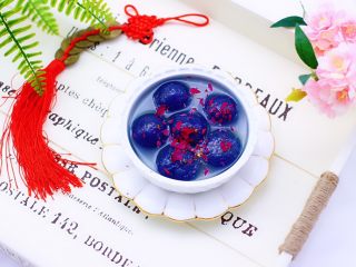 18、星空水晶奶黄汤圆,成品一