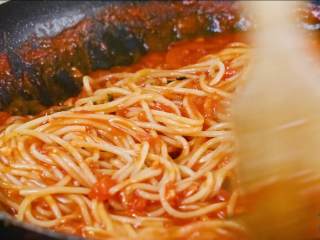 13、茄汁意面,大火收汁