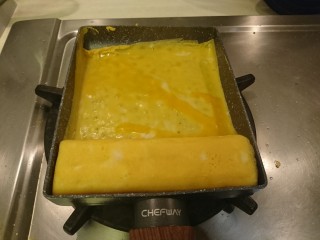 11、魚籽海鮮燒,第四次蛋液