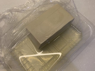 4、韩式泡菜豆腐汤,豆腐切一半待用