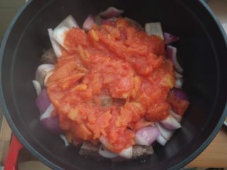 26、#食二星座#红酒烩牛肉Beef Bourguignon,同样倒入铸铁锅内