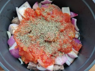 27、#食二星座#红酒烩牛肉Beef Bourguignon,撒入 罗勒碎 百里香碎