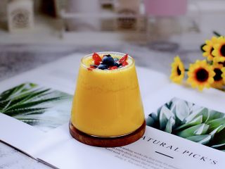 14、芒果苹果奶昔,成品一