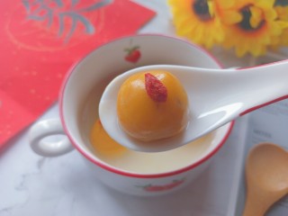 15、南瓜汤圆,来吃一个吧