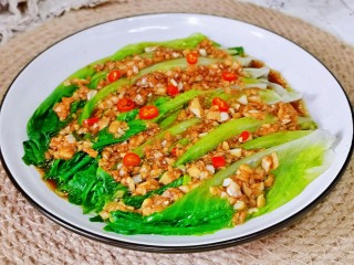 16、蒜蓉生菜,好吃不胖又营养，生菜这样做简直太好吃啦！