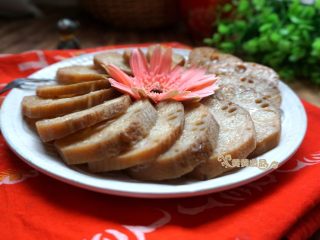 16、【红糖糯米藕】这样的端午有点甜,成品图