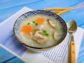 25、香菇排骨粥,成品图