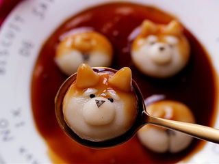 23、萌系汪汪。【豆香柴犬汤圆】,萌萌滴~