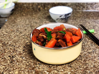 25、红烧羊排,成品