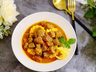 21、#食二星座#泰式酸辣汤牛腩,完成图