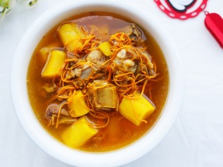 17、养生滋补的虫草山药排骨汤,味道太赞了!