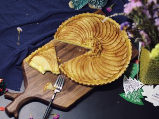 21、肉桂苹果派,享受美味。