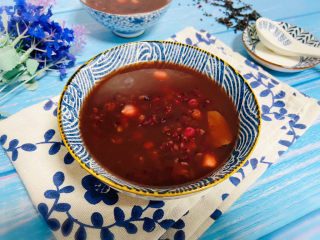 17、黑米红豆粥,成品图