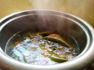 7、经典蜜枣粽子,高压锅会快些 我家是用的是电饭煲 把粽子放进去填上水开始煮 水开了就可以调到保温放它几个小时~要沈住气哦时间长了口感才会糯糯的~