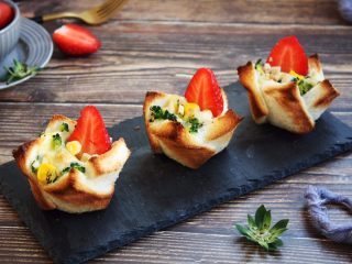 19、吐司披萨盏,成品图。