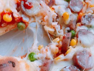 16、可爱小熊披萨,拉丝诱人吗？下次再多放点芝士，肯定更诱惑，