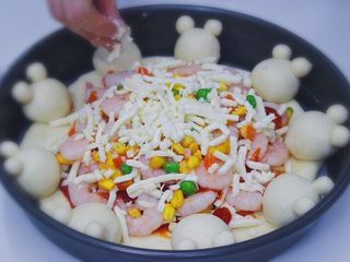 17、可爱小熊披萨,可爱又美味~~赶紧来试试吧~~