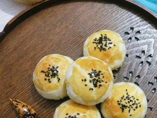 28、蛋黄酥,自己做的就是美味