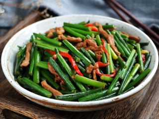 12、韭花炒肉丝,超级美味！