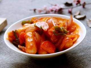 18、韩式炒年糕,香辣甜，好吃