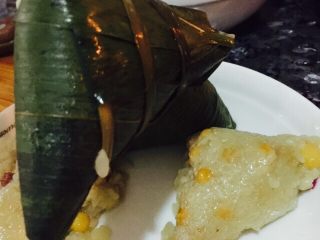12、肉粽子,熟了的粽子