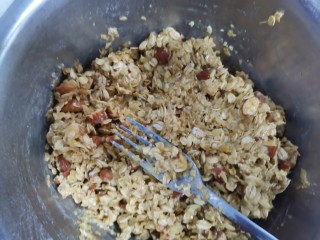 7、燕麦棒,搅拌均匀