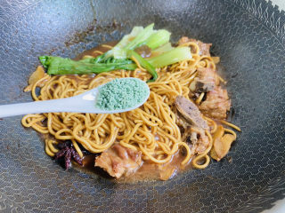 21、排骨焖面,蔬之鲜调味