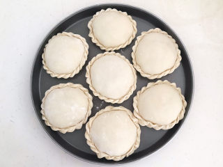 21、鲜肉饼,逐一包好的鲜肉饼坯