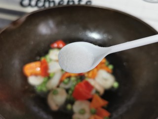 13、虾仁日本豆腐,盐