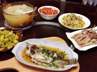 13、清蒸鳜鱼,上个晚餐图。