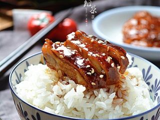 13、照烧鸡腿饭,成品