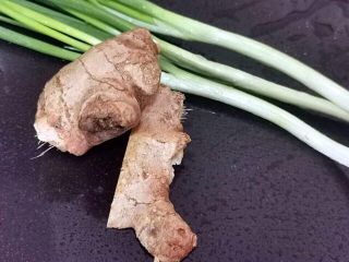 3、黄豆猪脚汤,姜葱