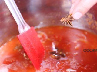 16、肉丸意大利面,放入八角