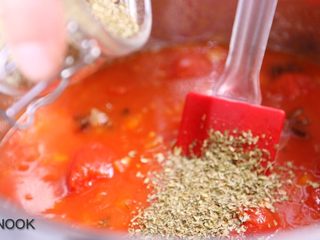 17、肉丸意大利面,放入牛至