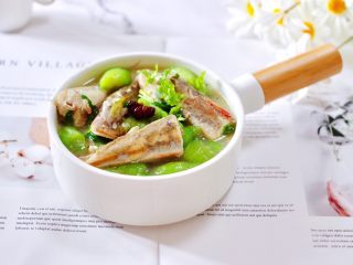 16、红蟹鱼炖丝瓜,成品一