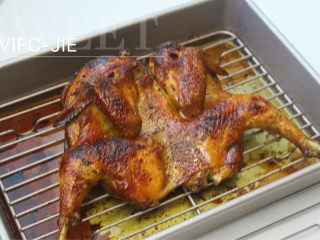 13、烤脆皮鸡,成品图