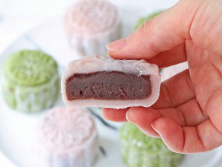 19、彩色豆沙冰皮月饼,图四